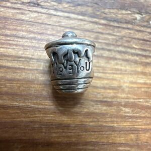 Sterling I love you hunny pot Disney charm for trollbeads bracelet